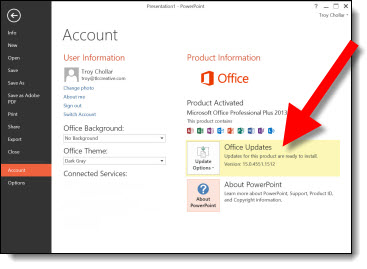 Force Office 2013 Ctr To Update The Powerpoint Blog