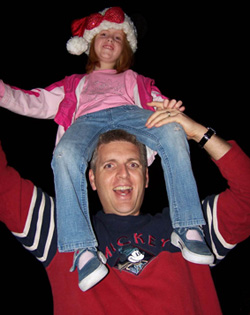 Troy and Daughter @ Disneyland Christmas '05