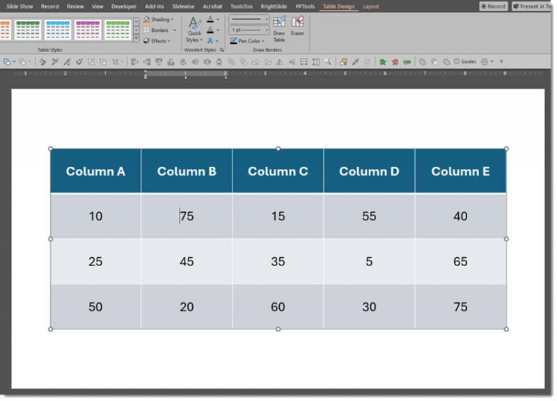 Boxy Table In Ppt Tutorial Archives - The PowerPoint Blog