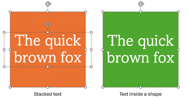 Do This, Not This: Put PowerPoint Text In The Shape - The PowerPoint Blog