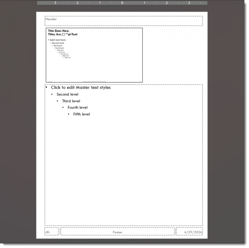 Presenter Notes Example Format Presenter Notes Handouts - The PowerPoint Blog